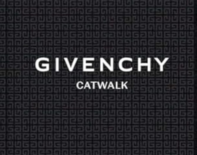 givenchy catwalk book